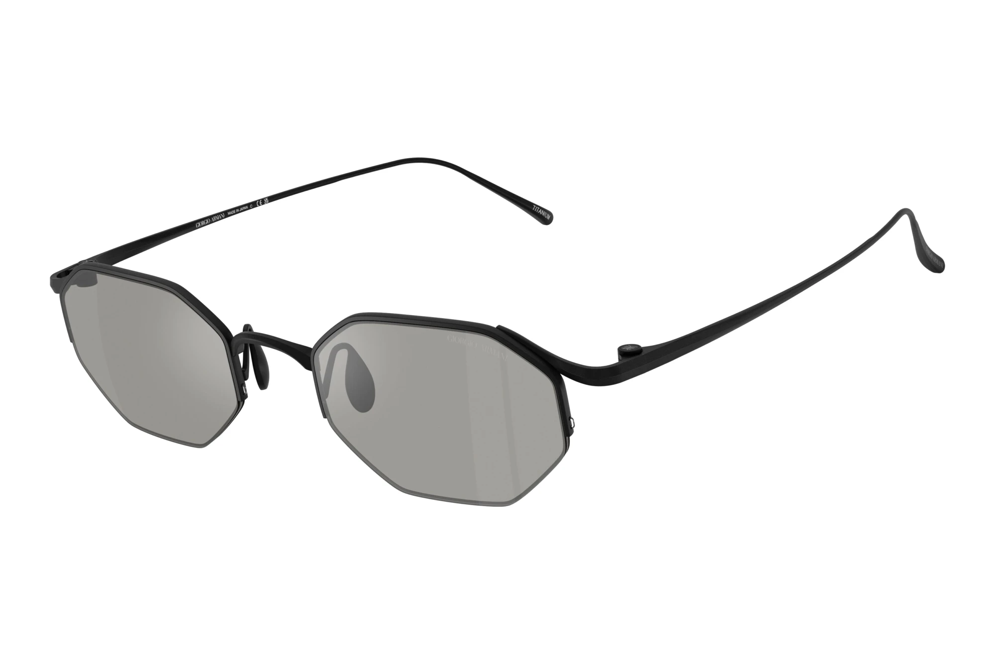 Giorgio Armani AR6171T 34046G Light Grey Mirror SilverMatte Black Giorgio Armani AR6171T 34046G Light Grey Mirror SilverMatte Black
