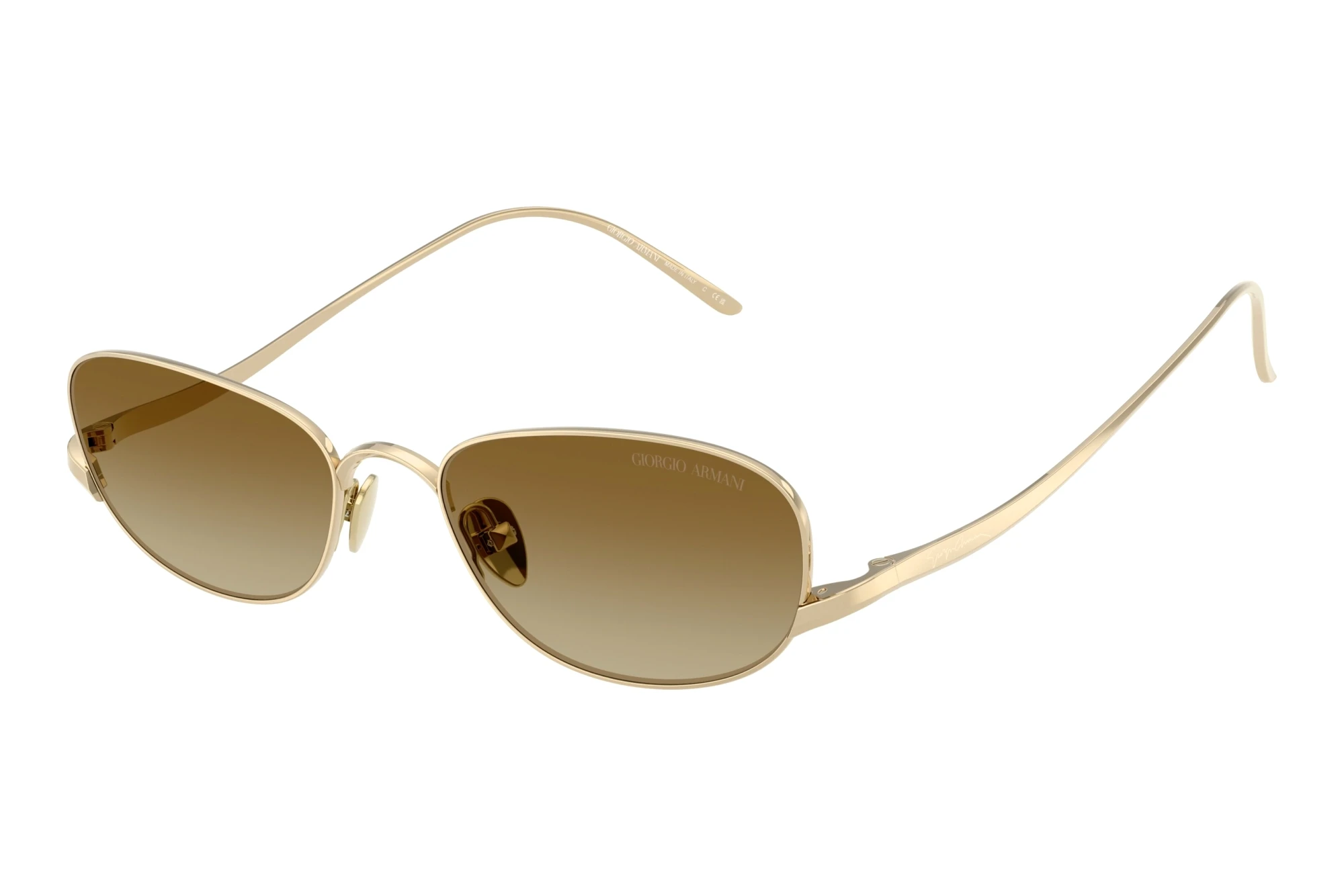 Giorgio Armani AR6186 3013MF Brown GradientPale Gold Giorgio Armani AR6186 3013MF Brown GradientPale Gold