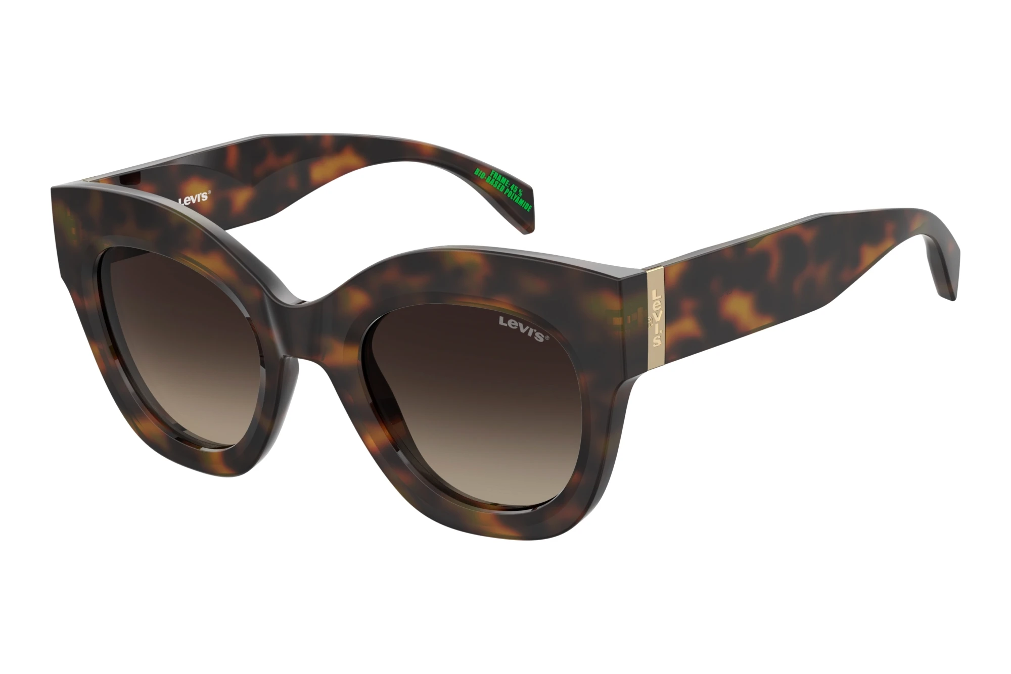 Levi's LV 1067/S 086/HA BROWN SHADEDHAVANA Levi's LV 1067/S 086/HA BROWN SHADEDHAVANA