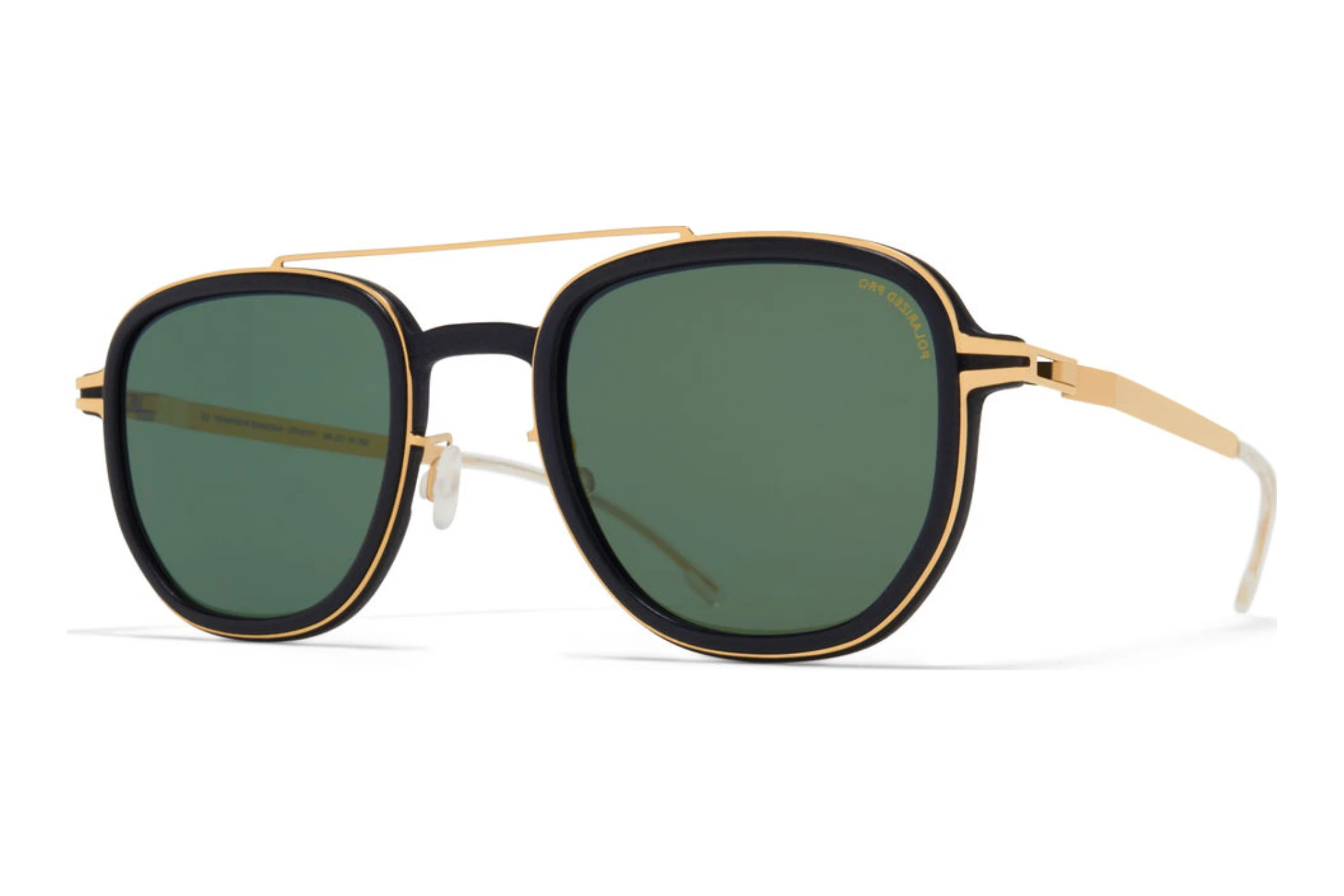 MYKITA ALDER SUN 585 Polarized Pro Green 15MH7-Pitch Black/Glossy Gold MYKITA ALDER SUN 585 Polarized Pro Green 15MH7-Pitch Black/Glossy Gold