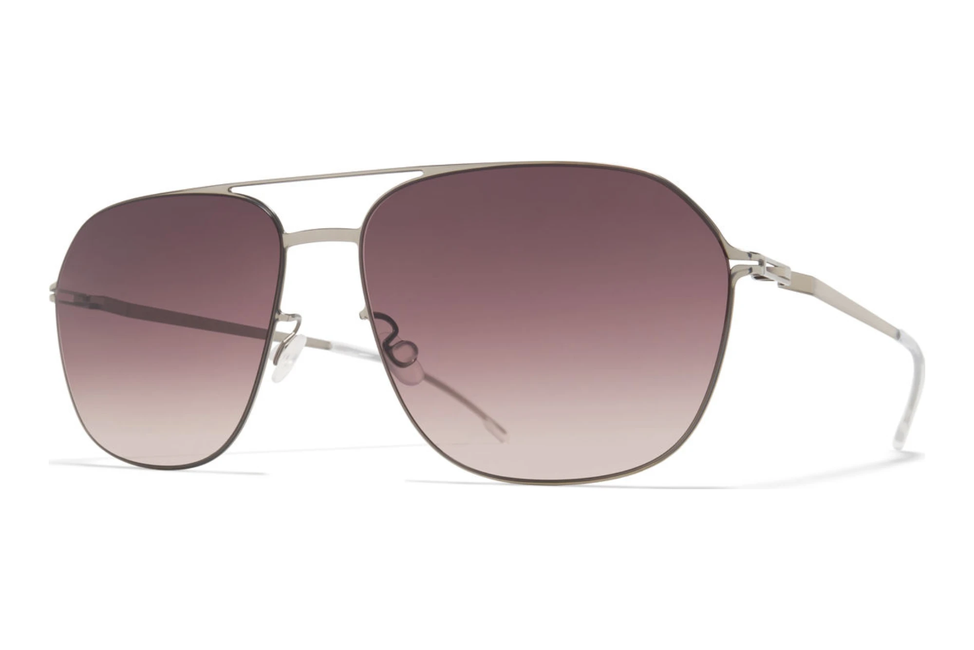 MYKITA LAVEN SUN 319 Cedar Brown GradientPow2-Silver MYKITA LAVEN SUN 319 Cedar Brown GradientPow2-Silver