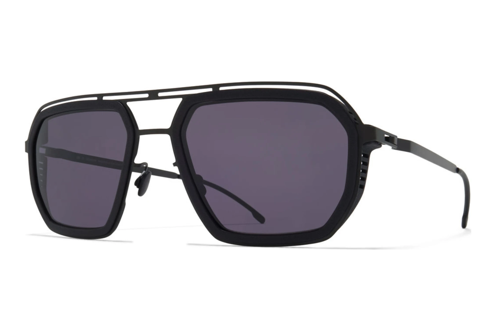 MYKITA MOJAVE SUN 579 Coolgrey SolidMH6-Pitch Black/Black MYKITA MOJAVE SUN 579 Coolgrey SolidMH6-Pitch Black/Black