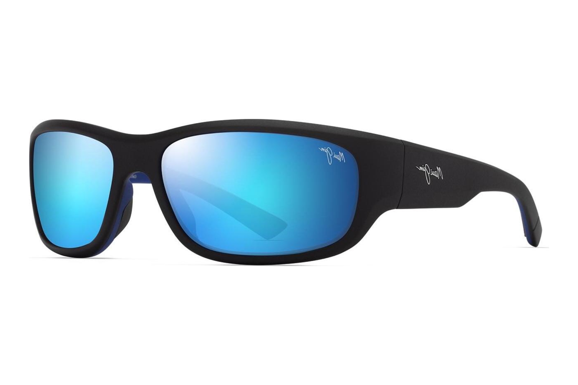 Maui Jim Maukele B682-02A Blue HawaiiMatte Black/Blue Maui Jim Maukele B682-02A Blue HawaiiMatte Black/Blue