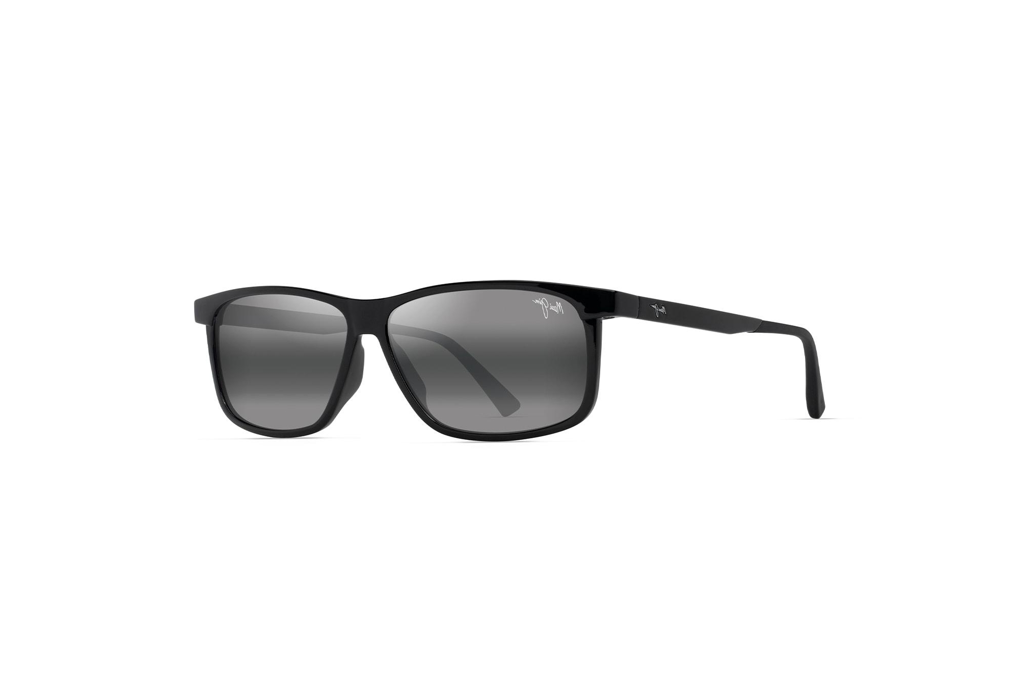Maui Jim Pulama 618-02 Neutral GreyShiny Black Maui Jim Pulama 618-02 Neutral GreyShiny Black