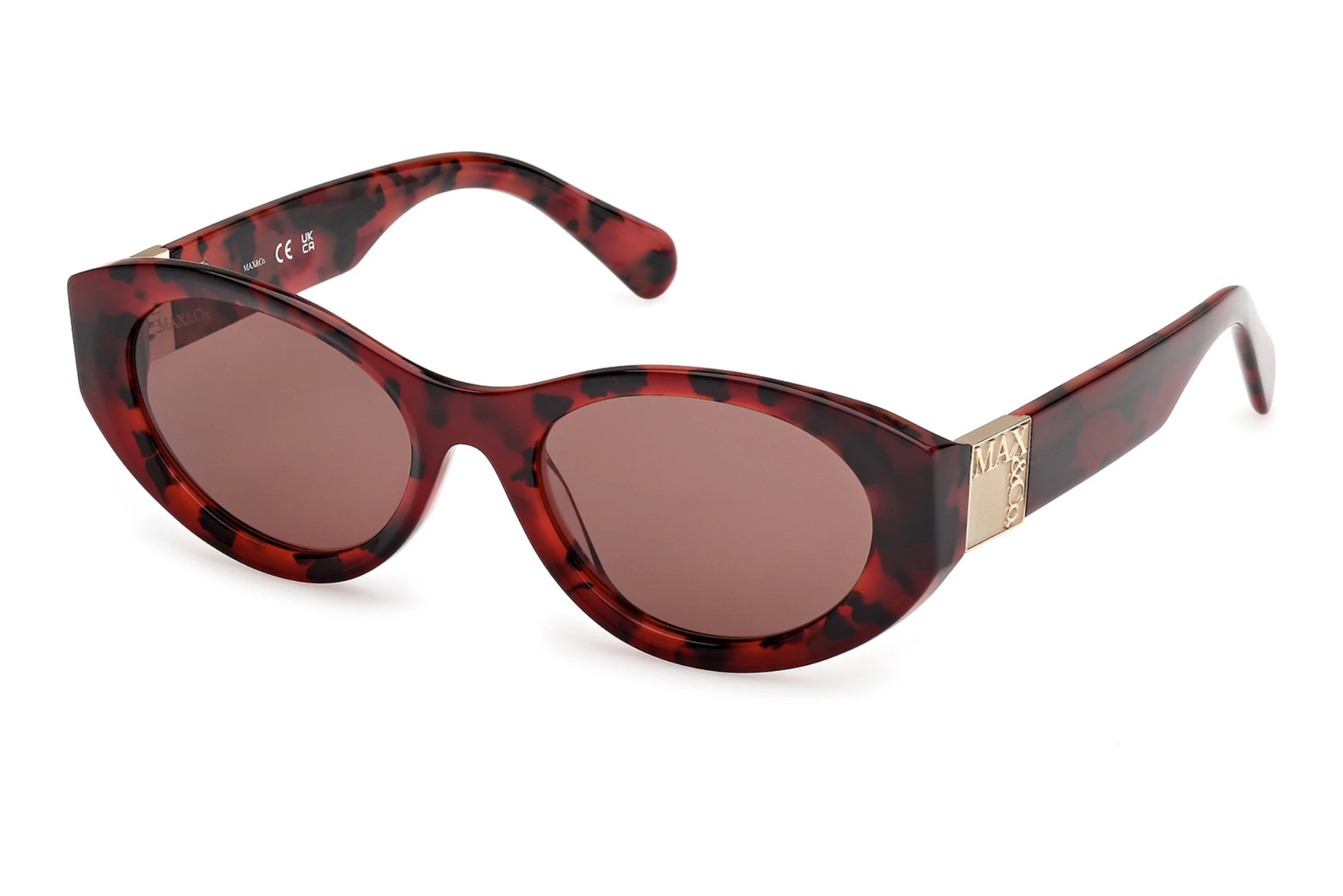 Max & Co. MO0123 54E braunRot Havanna Max & Co. MO0123 54E braunRot Havanna