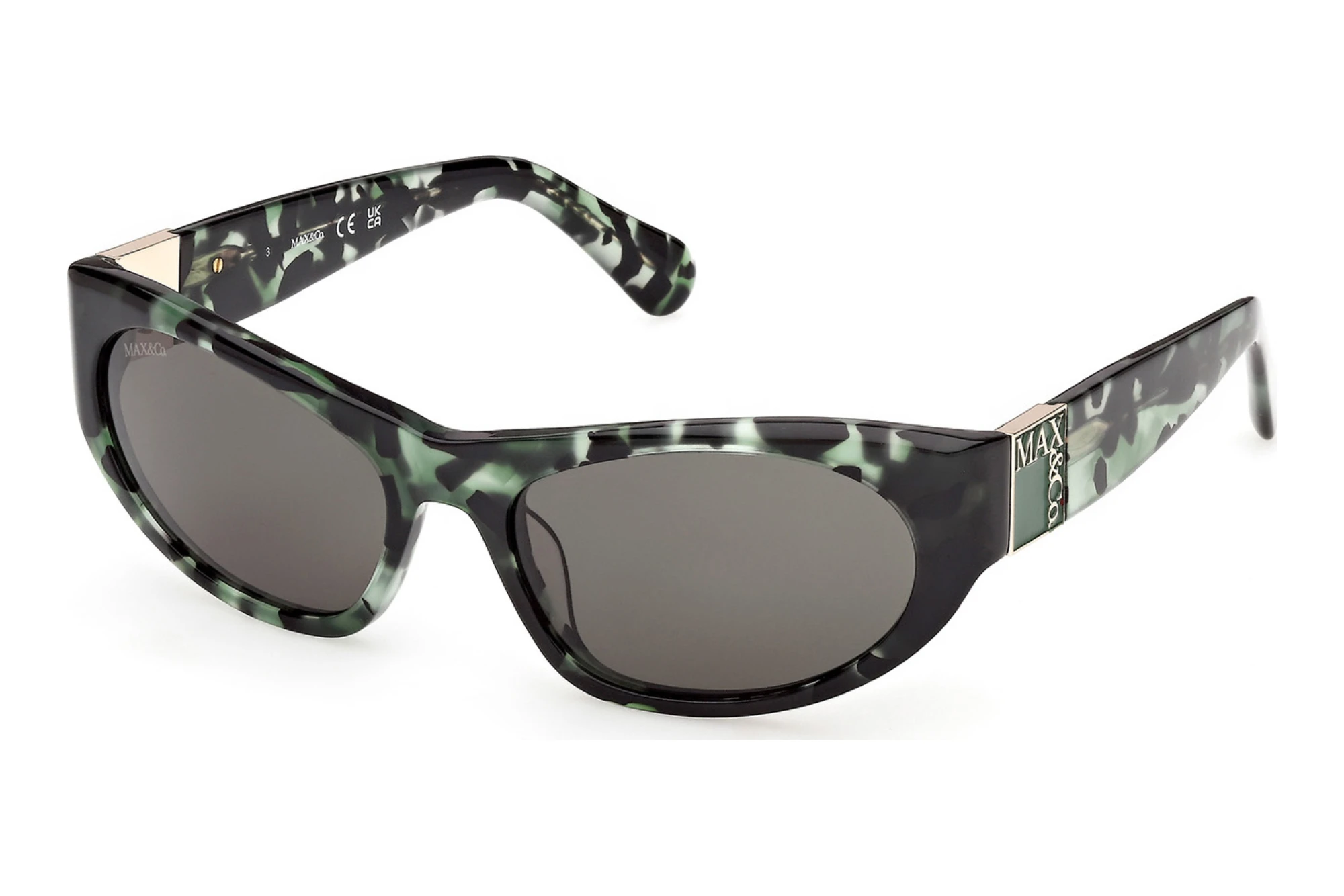 Max & Co. MO0151 55N grünBunt Havanna Max & Co. MO0151 55N grünBunt Havanna