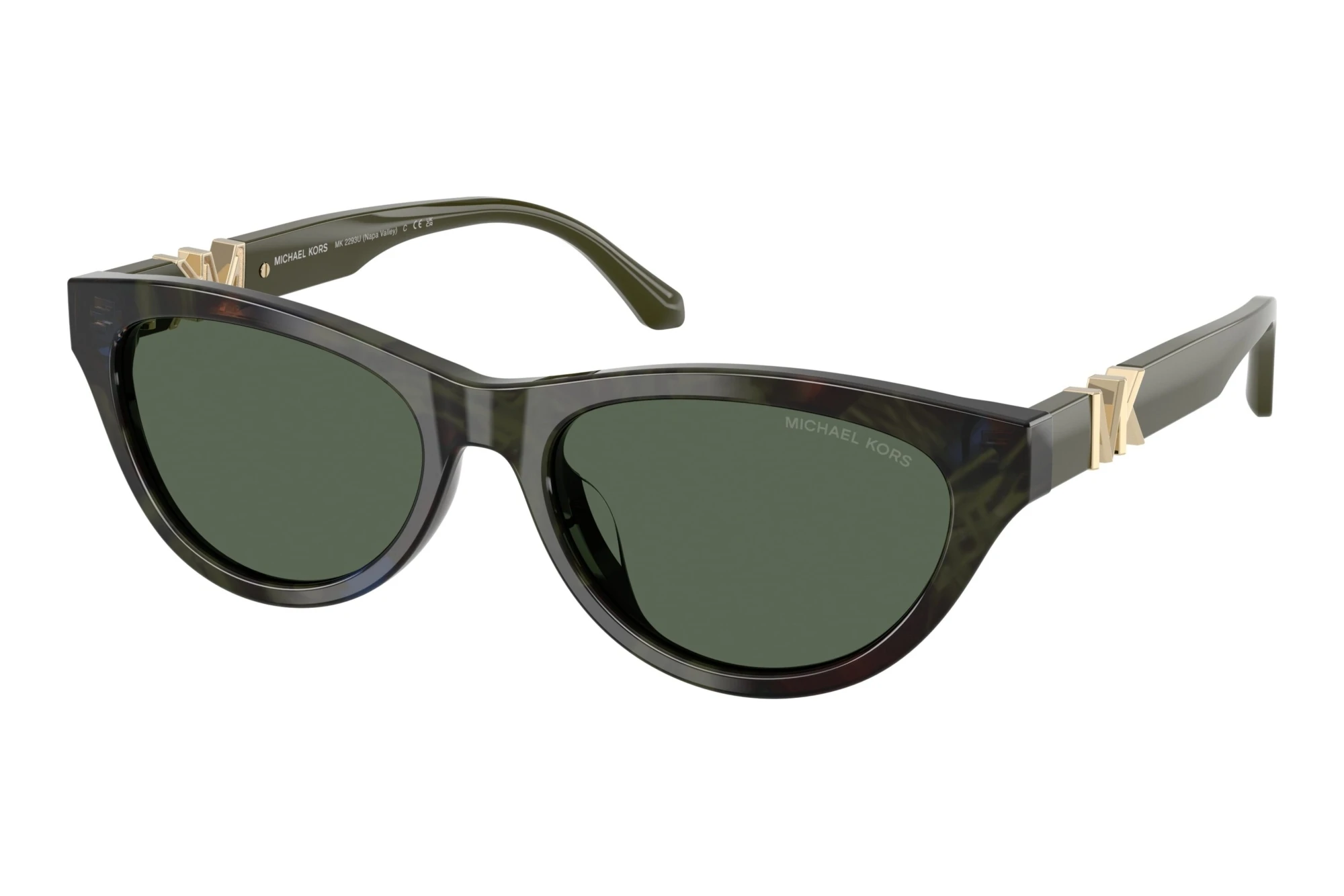Michael Kors MK2293U 370571 GreenOlive Camo Tortoise Michael Kors MK2293U 370571 GreenOlive Camo Tortoise