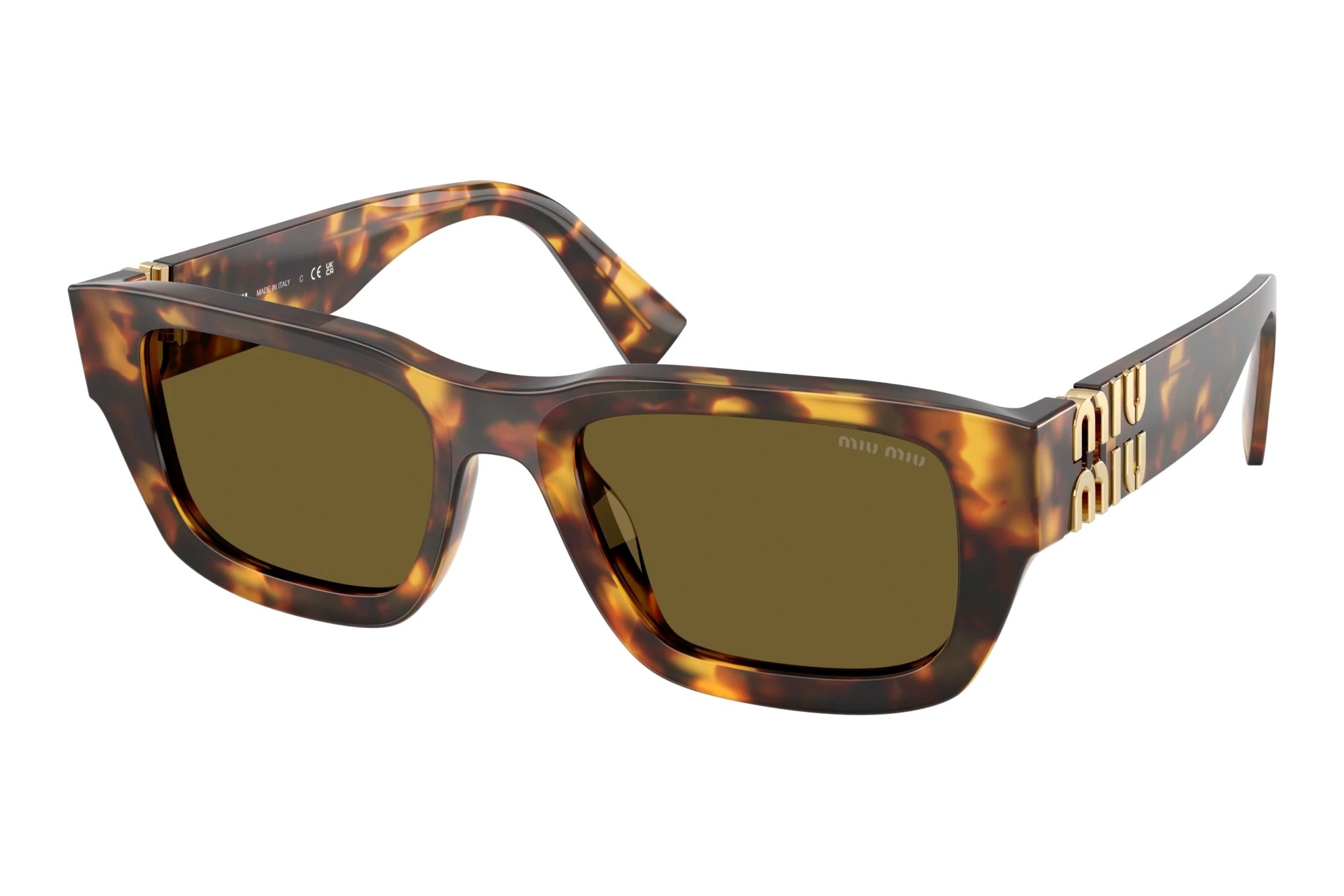 Miu Miu MU C04S 14L09Z Dark BrownHoney Havana Miu Miu MU C04S 14L09Z Dark BrownHoney Havana
