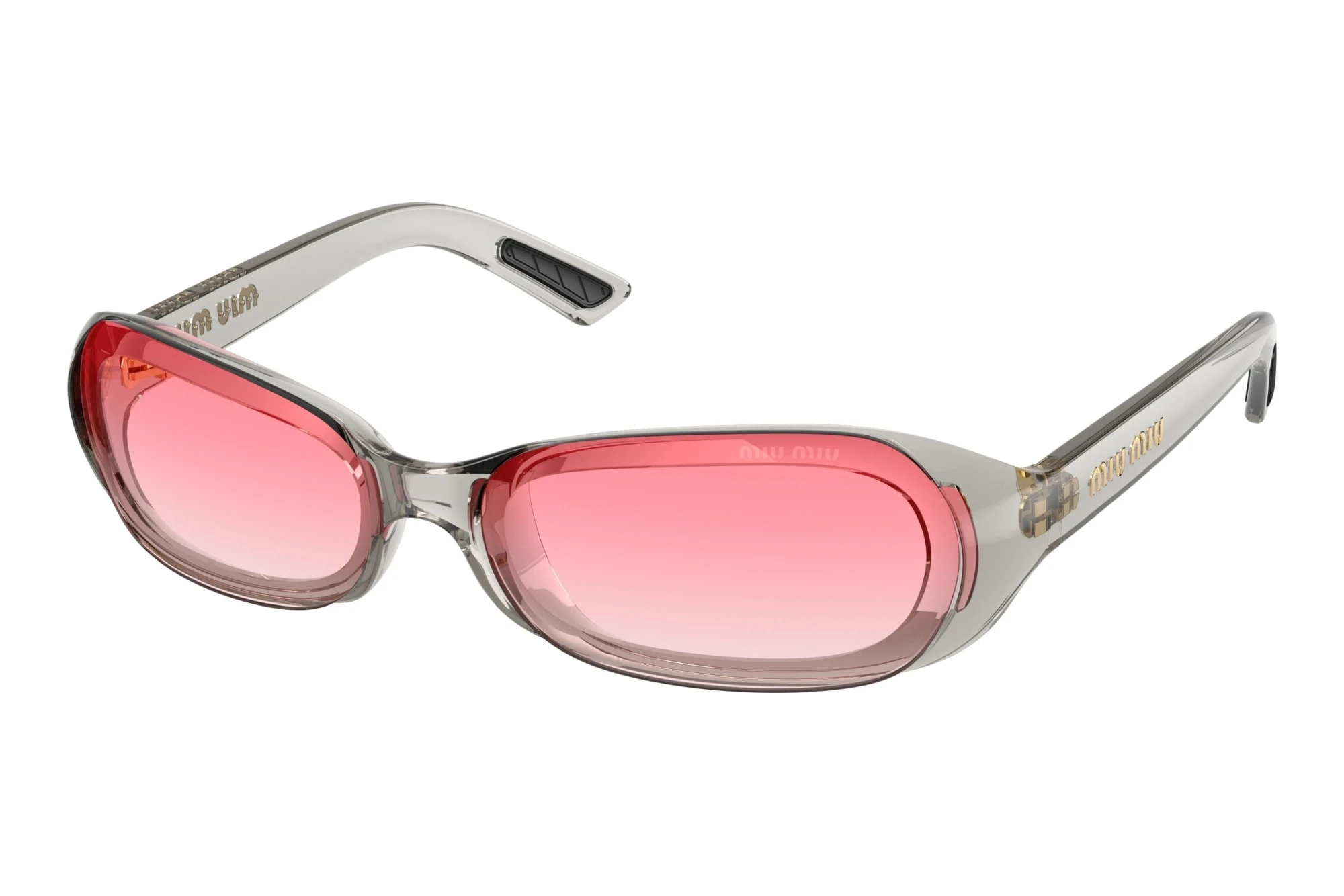 Miu Miu MU C07SU 22T81E Gradient PinkTransparent Grey Miu Miu MU C07SU 22T81E Gradient PinkTransparent Grey
