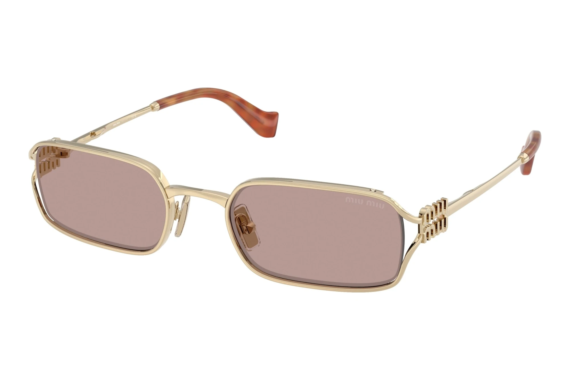 Miu Miu MU C50S ZVN20I Light Purple BrownPale Gold Miu Miu MU C50S ZVN20I Light Purple BrownPale Gold