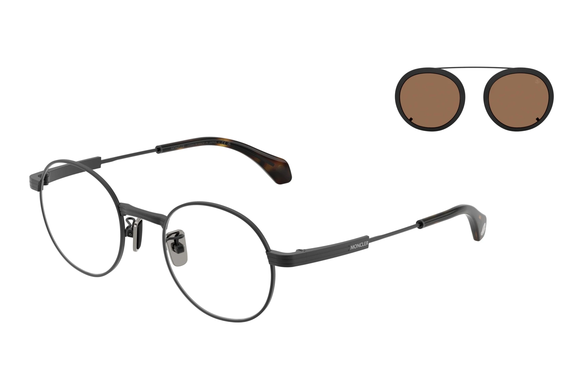 Moncler ME4015T 100173 Solid BrownMatte Black Moncler ME4015T 100173 Solid BrownMatte Black