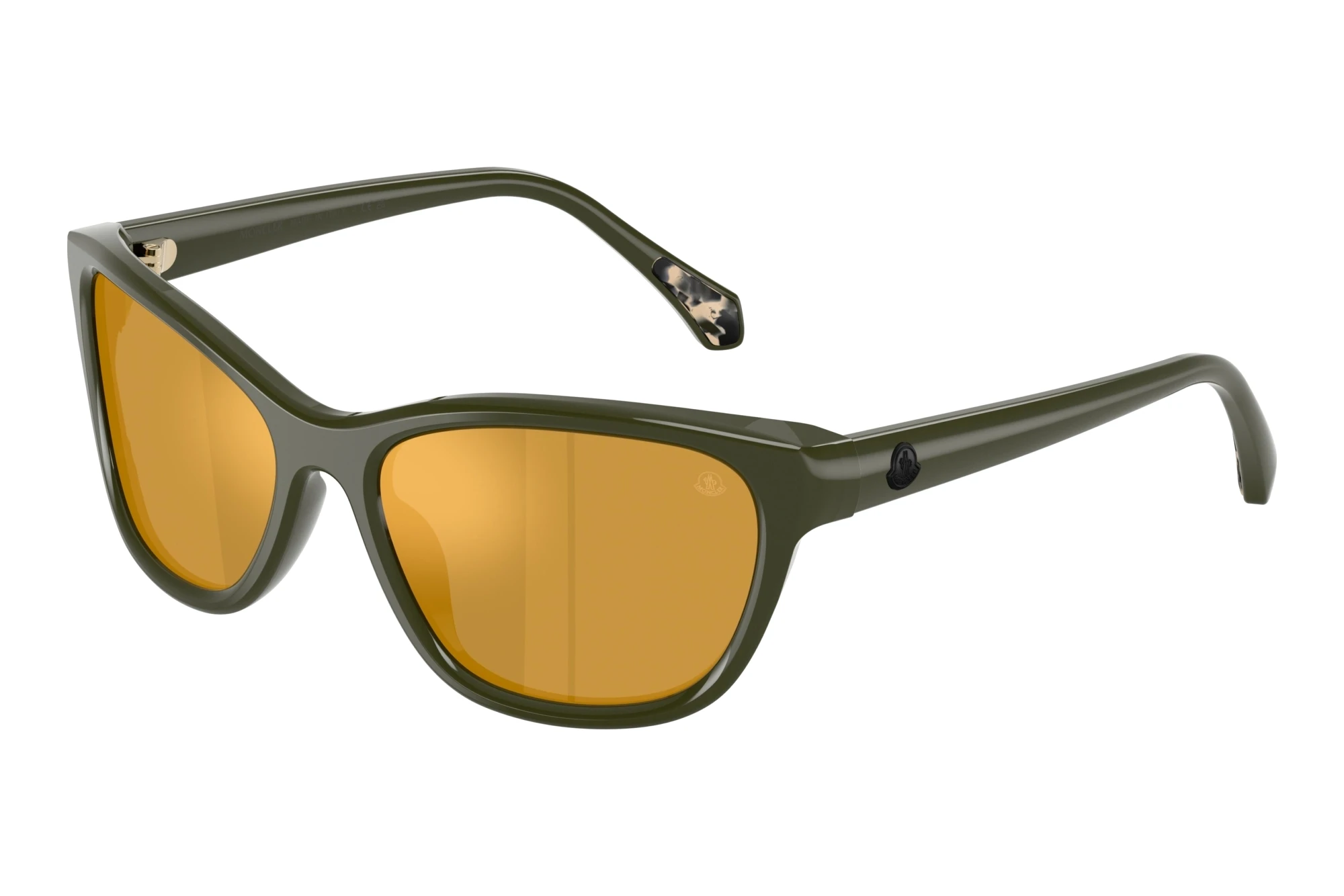 Moncler ME6031U 30525A Brown Mirror GoldShiny Army Green Moncler ME6031U 30525A Brown Mirror GoldShiny Army Green