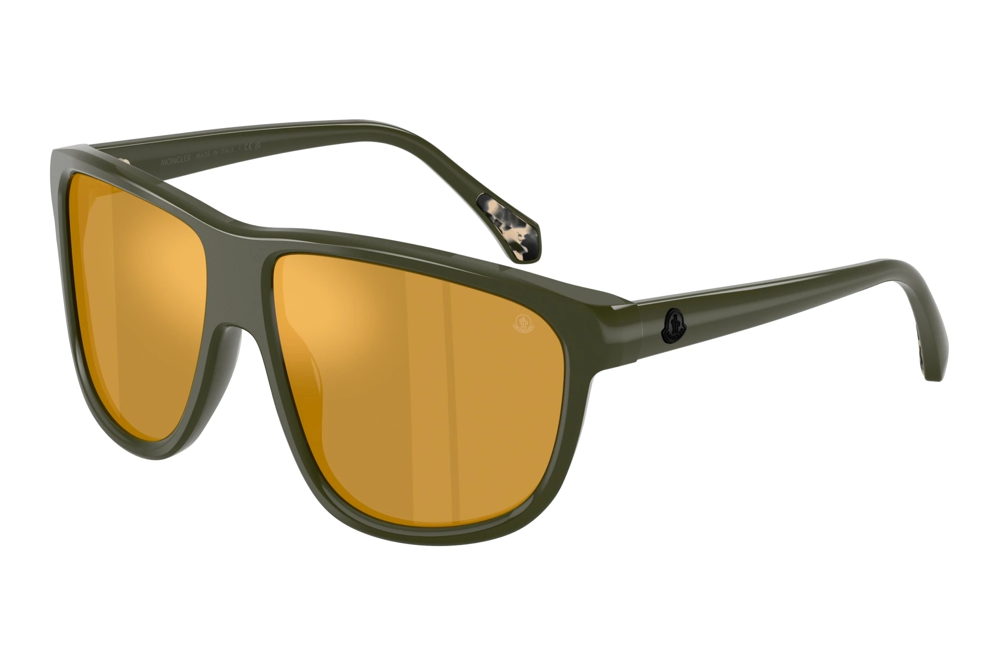 Moncler ME6032U 30525A Brown Mirror GoldShiny Army Green Moncler ME6032U 30525A Brown Mirror GoldShiny Army Green