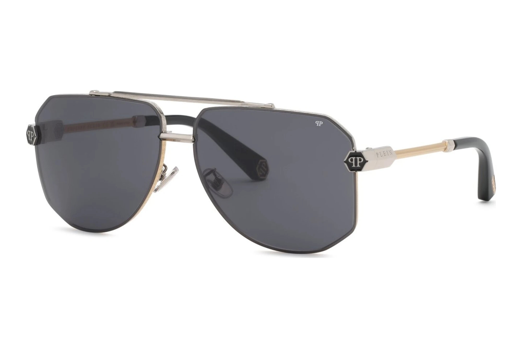 Philipp Plein SPP204 0500 SMOKESHINY PALLADIUM W/ROSE GOLD AND COLOURE Philipp Plein SPP204 0500 SMOKESHINY PALLADIUM W/ROSE GOLD AND COLOURE
