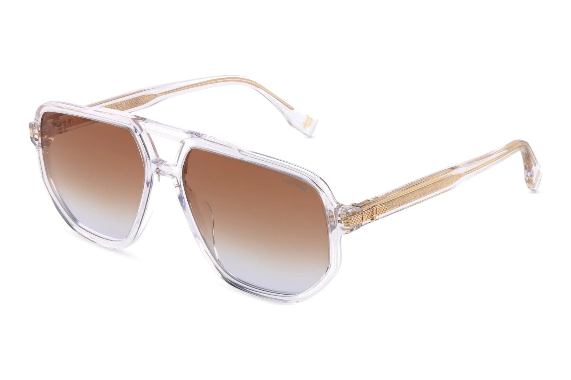 Police SPLV27 0P79 BROWN GRADIENT BLUESHINY CRYSTAL Police SPLV27 0P79 BROWN GRADIENT BLUESHINY CRYSTAL