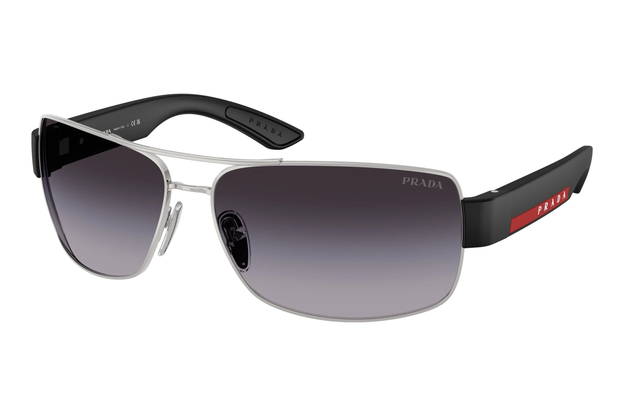 Prada Linea Rossa PS B52S 1BC09U Grey GradientSilver Prada Linea Rossa PS B52S 1BC09U Grey GradientSilver