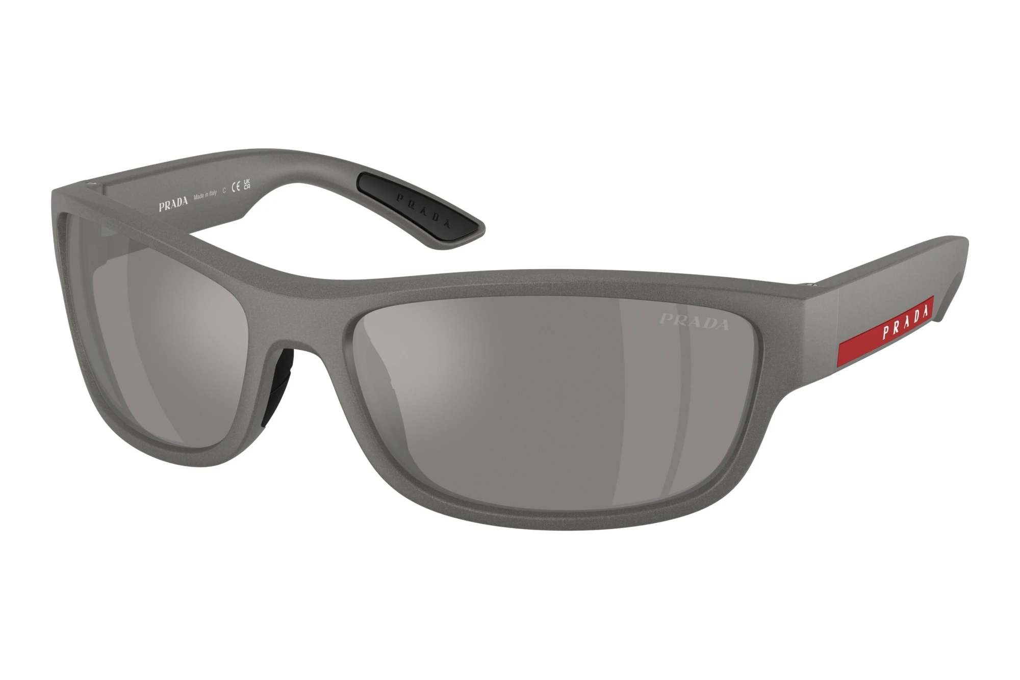 Prada Linea Rossa PS C04S 16X7W1 Grey Mirror SilverMetal Grey Prada Linea Rossa PS C04S 16X7W1 Grey Mirror SilverMetal Grey