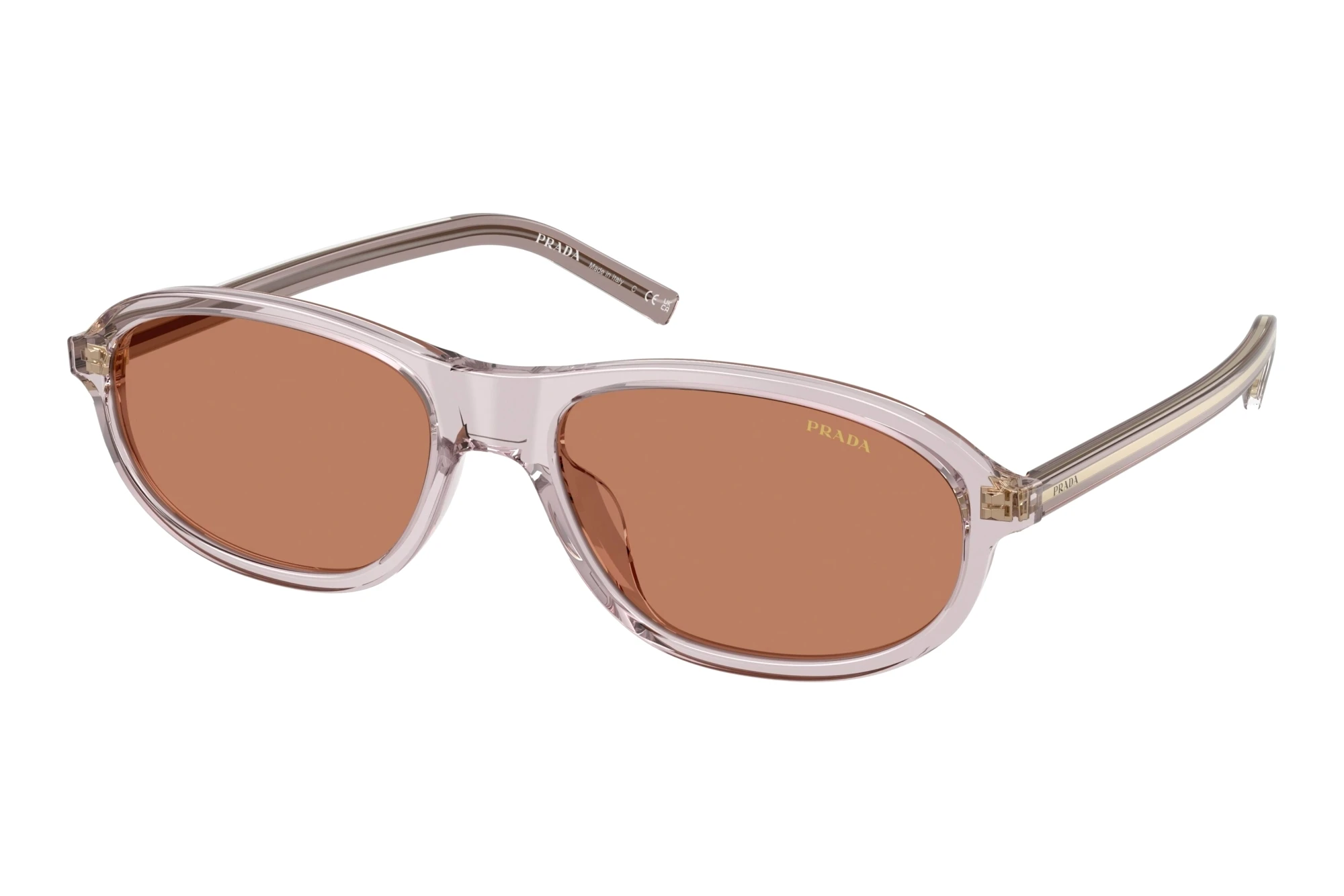 Prada PR D20SU 12W10I BrownTransparent Mauve Prada PR D20SU 12W10I BrownTransparent Mauve