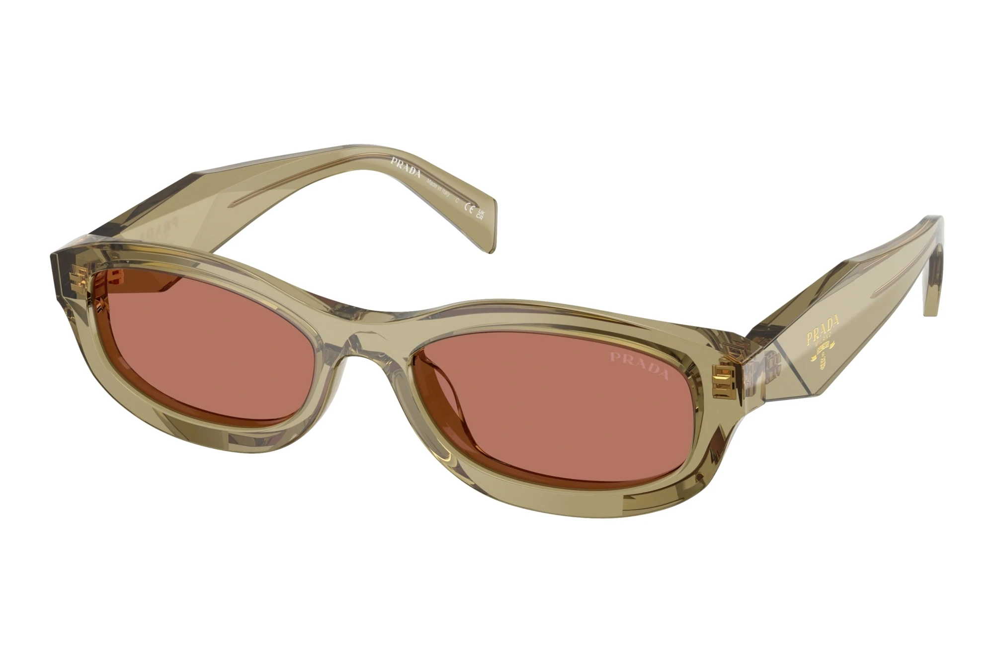 Prada PR D24S 27O80W BordeauxTransparent Loden Prada PR D24S 27O80W BordeauxTransparent Loden