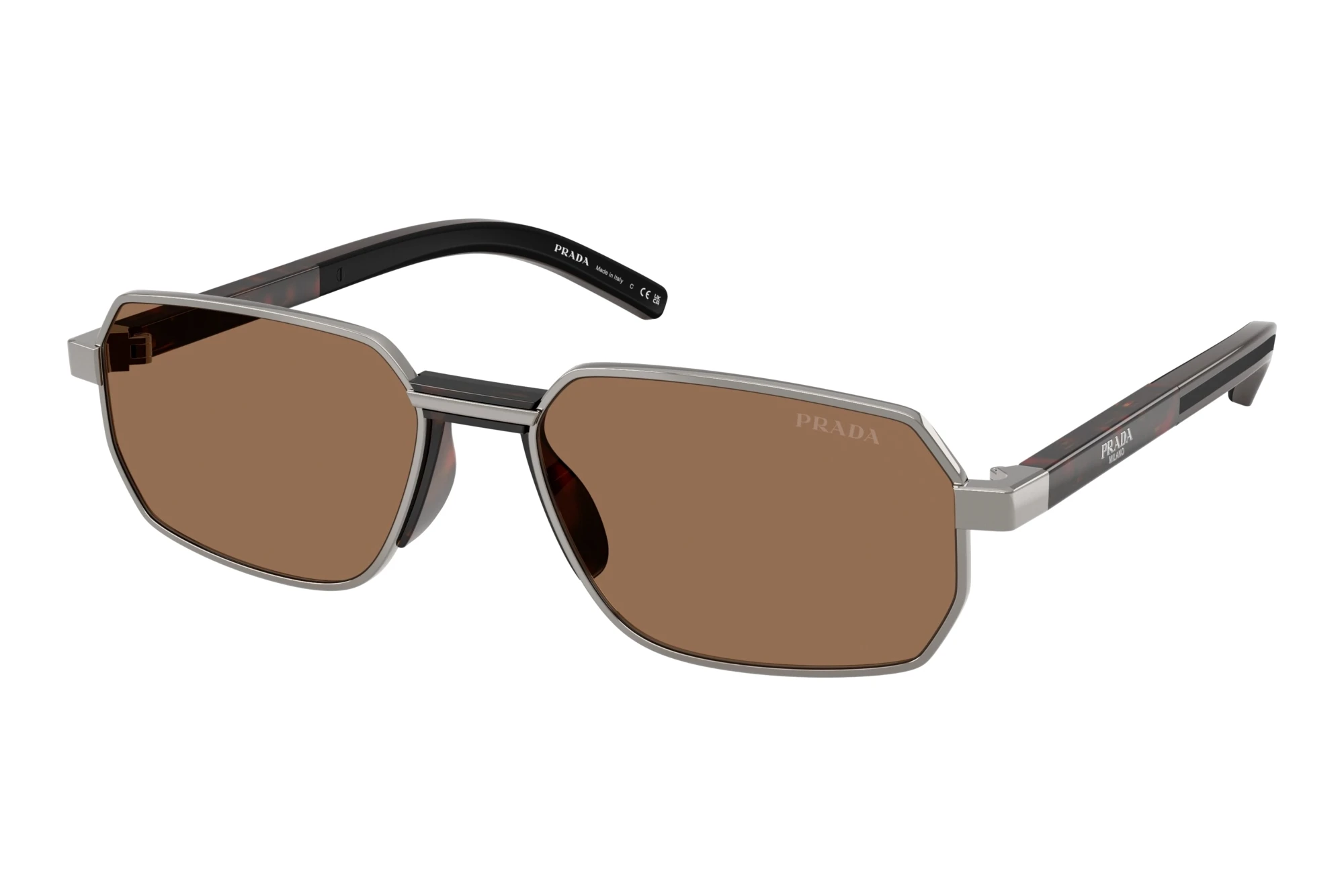Prada PR D60S 5AV60M Dark BrownGunmetal Prada PR D60S 5AV60M Dark BrownGunmetal