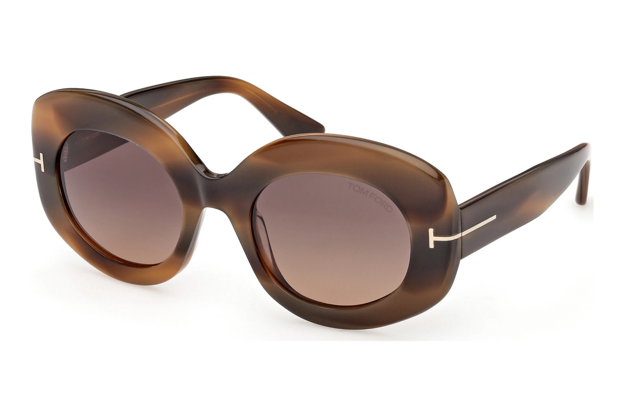 Tom Ford FT1346 55T bordeaux verlaufendBunt Havanna Tom Ford FT1346 55T bordeaux verlaufendBunt Havanna