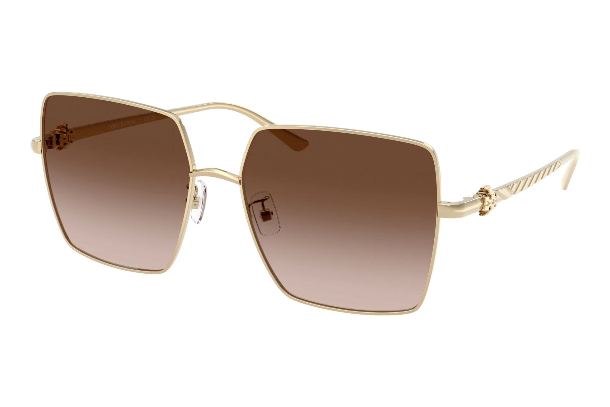 Tory Burch TY6120 334613 Brown GradientShiny Light Gold Tory Burch TY6120 334613 Brown GradientShiny Light Gold