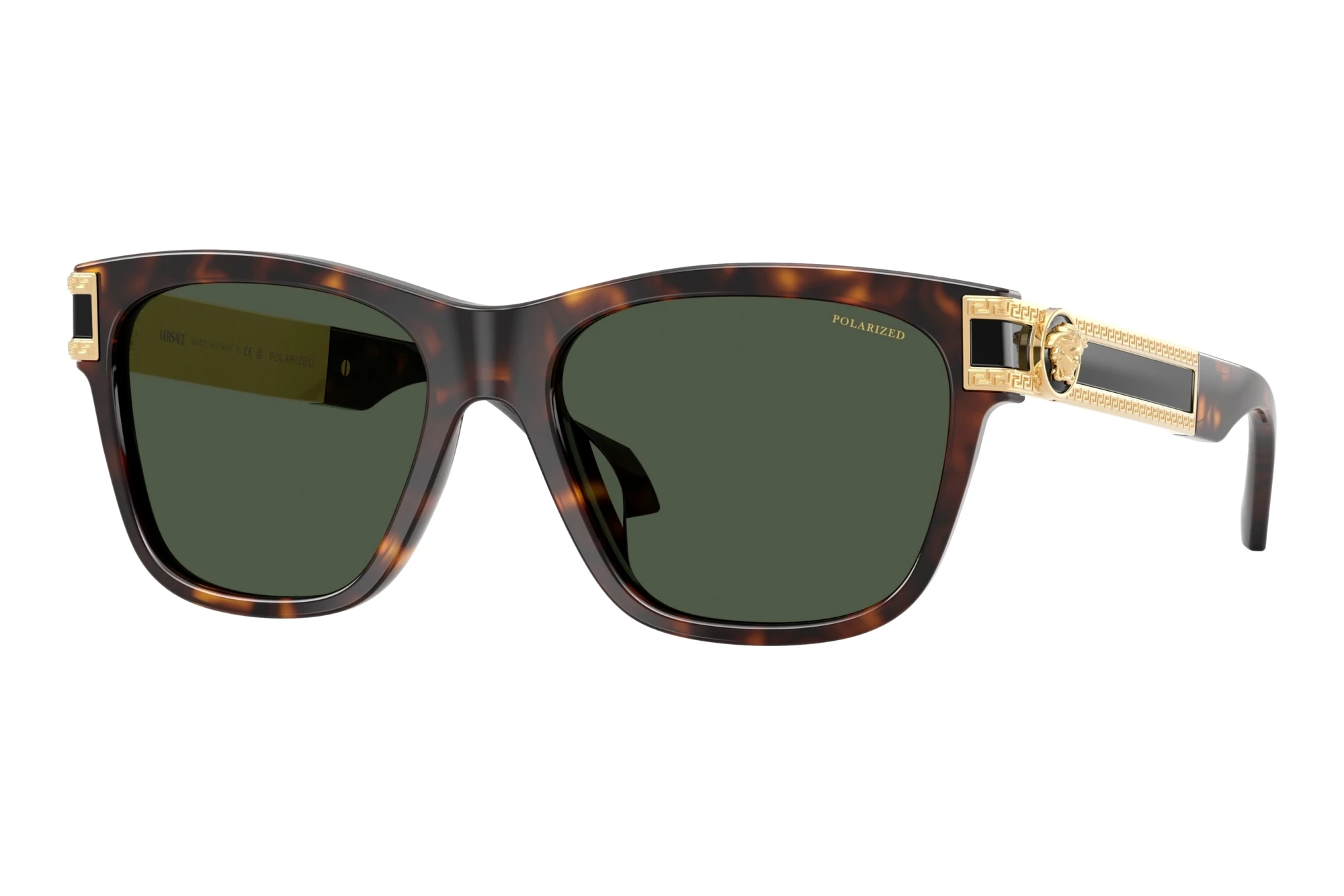 Versace VE4527U 108/9A Dark Green PolarizedDark Havana Versace VE4527U 108/9A Dark Green PolarizedDark Havana