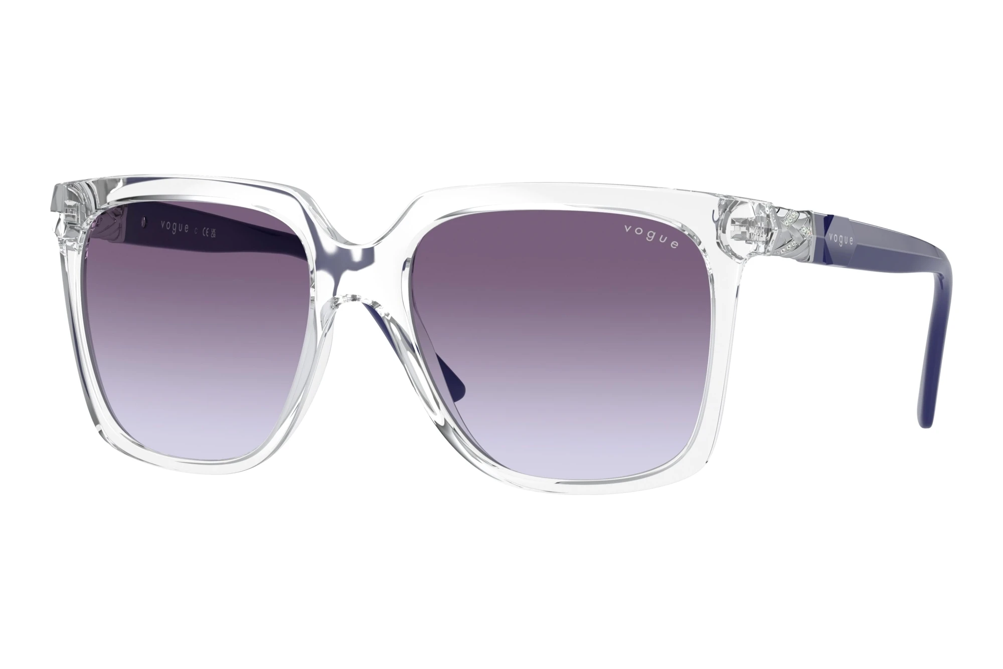 Vogue Eyewear VO5476SB W7454Q Violet Gradient GreyTransparent Vogue Eyewear VO5476SB W7454Q Violet Gradient GreyTransparent