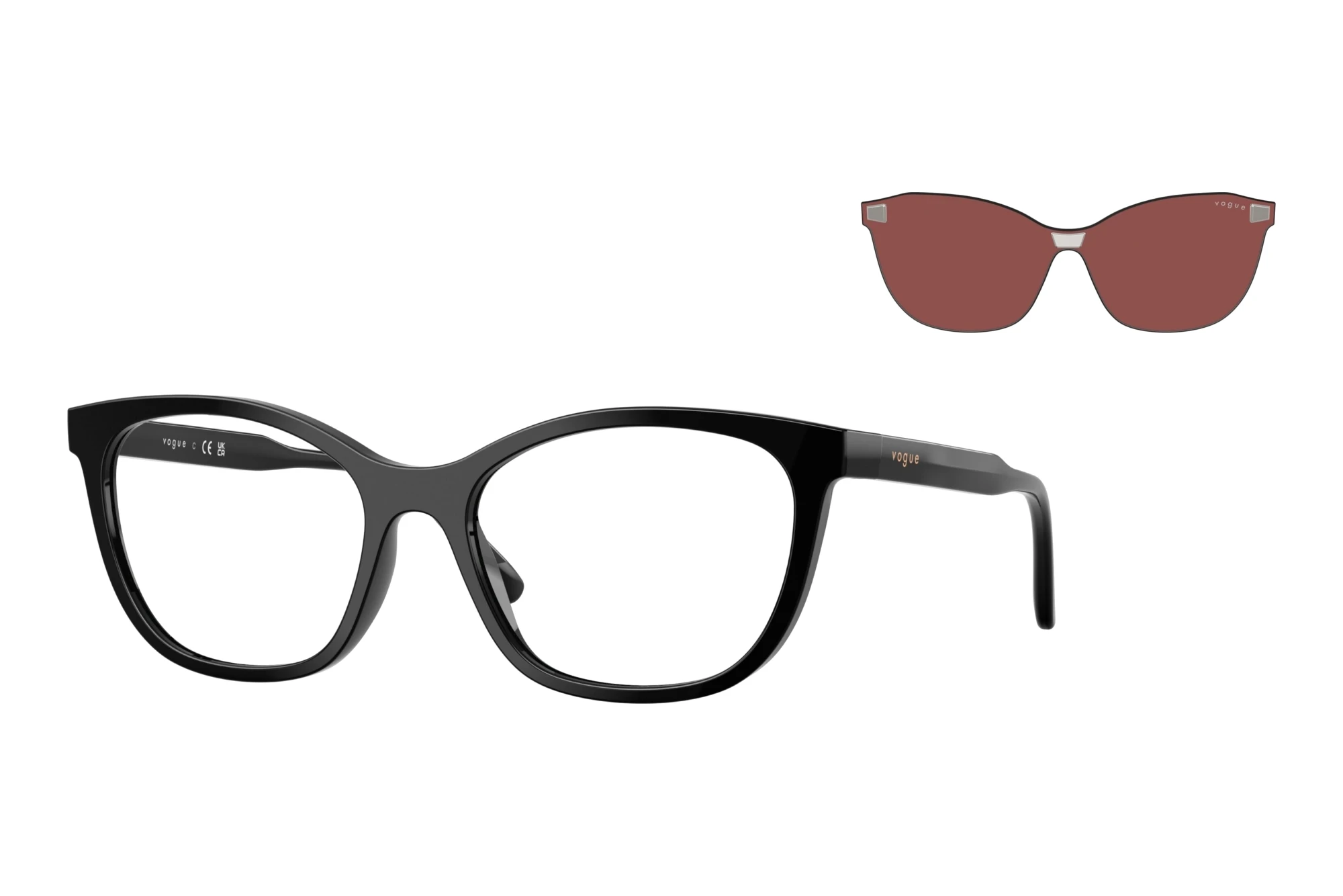 Vogue Eyewear VO5746S 20711W ClearBlack Vogue Eyewear VO5746S 20711W ClearBlack
