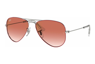 Ray-Ban Junior RJ9506S 274/V0 Clear Gradient Red Mirror RedRed On Silver