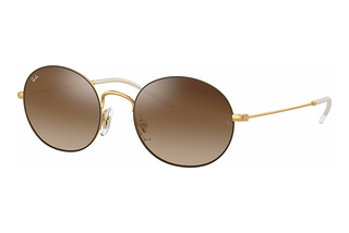 Ray-Ban RB3594 9115S0 Brown & RedGold On Brown
