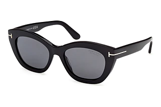Tom Ford FT1285 01D grau polarisierendGlänzend Schwarz