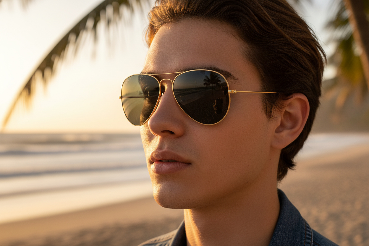 Vista frontale Ray-Ban AVIATOR LARGE METAL (RB3025 - 919648)