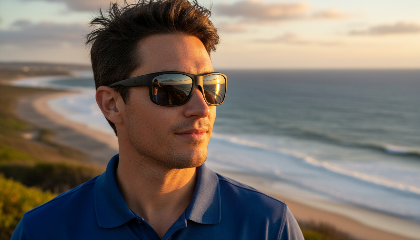 Vista frontale Maui Jim Southern Cross (815-53B)