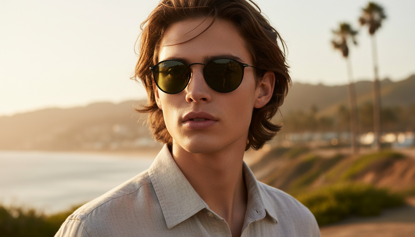 Vista frontale Ray-Ban ROUND METAL (RB3447 - 919931)