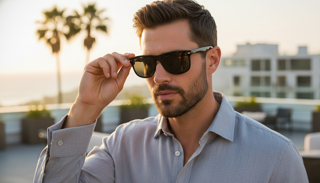 Vista frontale Ray-Ban BOYFRIEND (RB4147 - 601/87)
