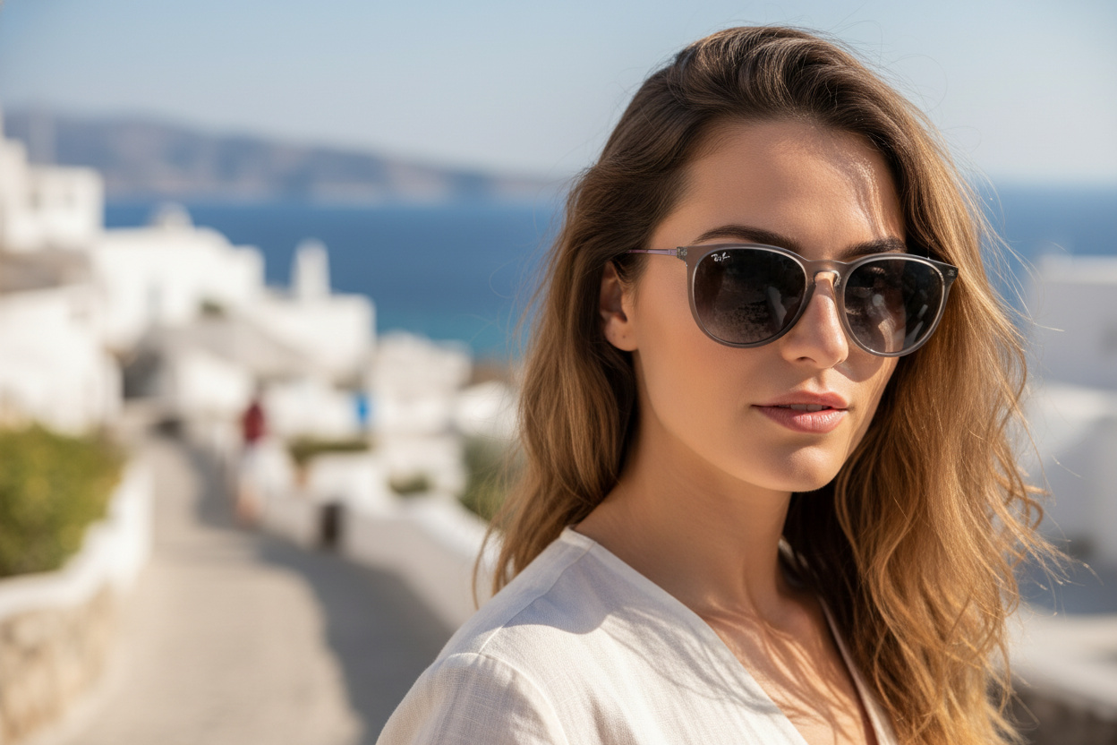 Vista frontale Ray-Ban ERIKA (RB4171 - 65138G)