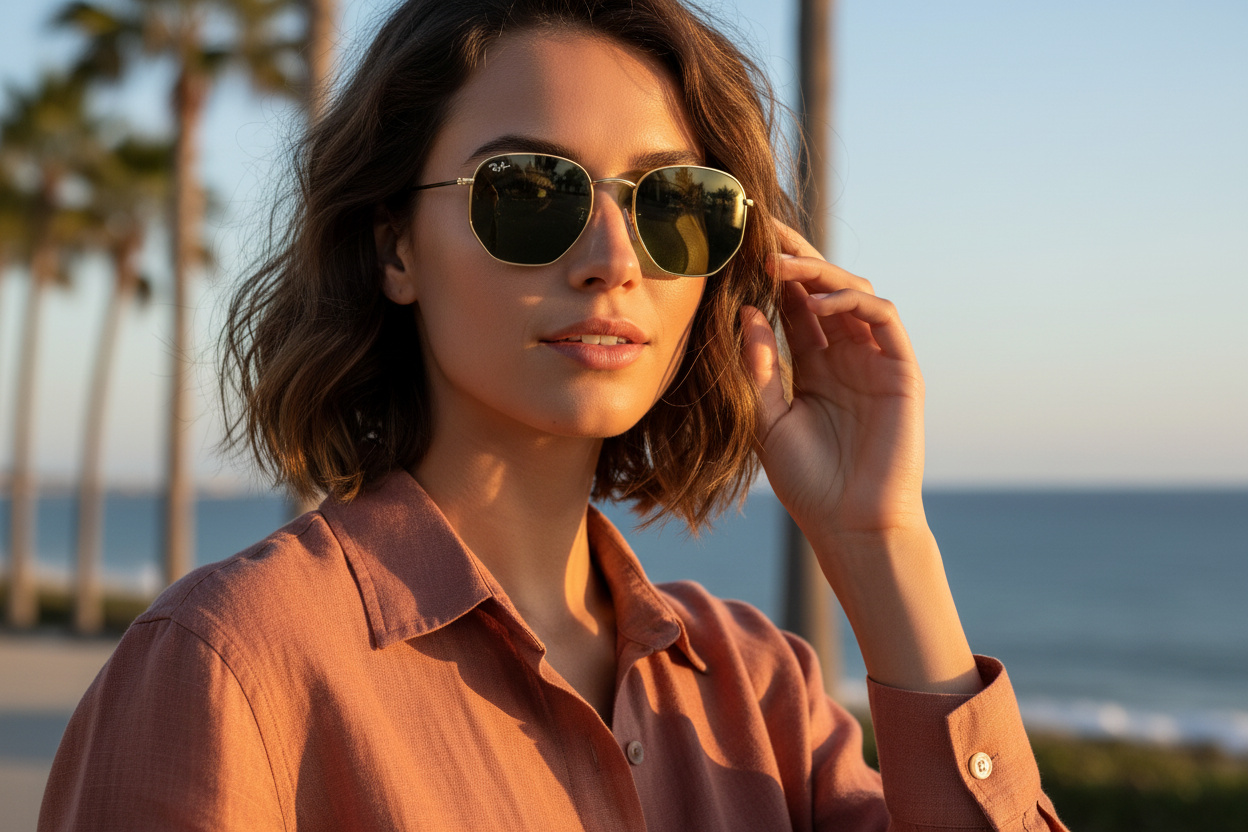 Vista frontale Ray-Ban HEXAGONAL (RB3548 - 919631)