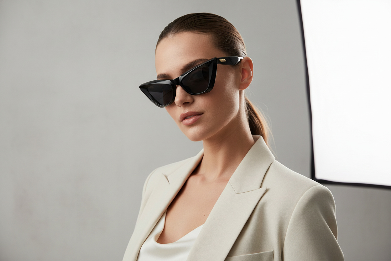 Vista frontale Bottega Veneta BV1101S (001)