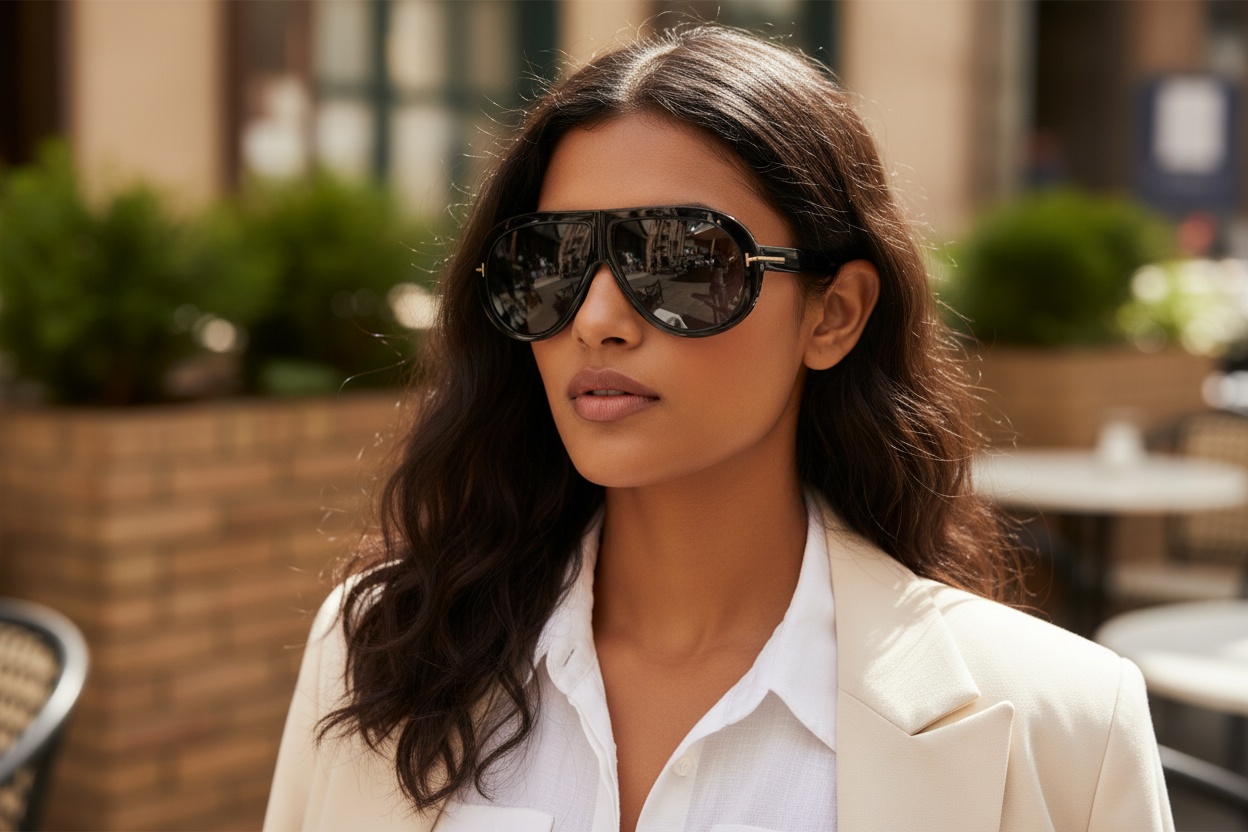 Vista frontale Tom Ford TROY (FT0836 - 01A)
