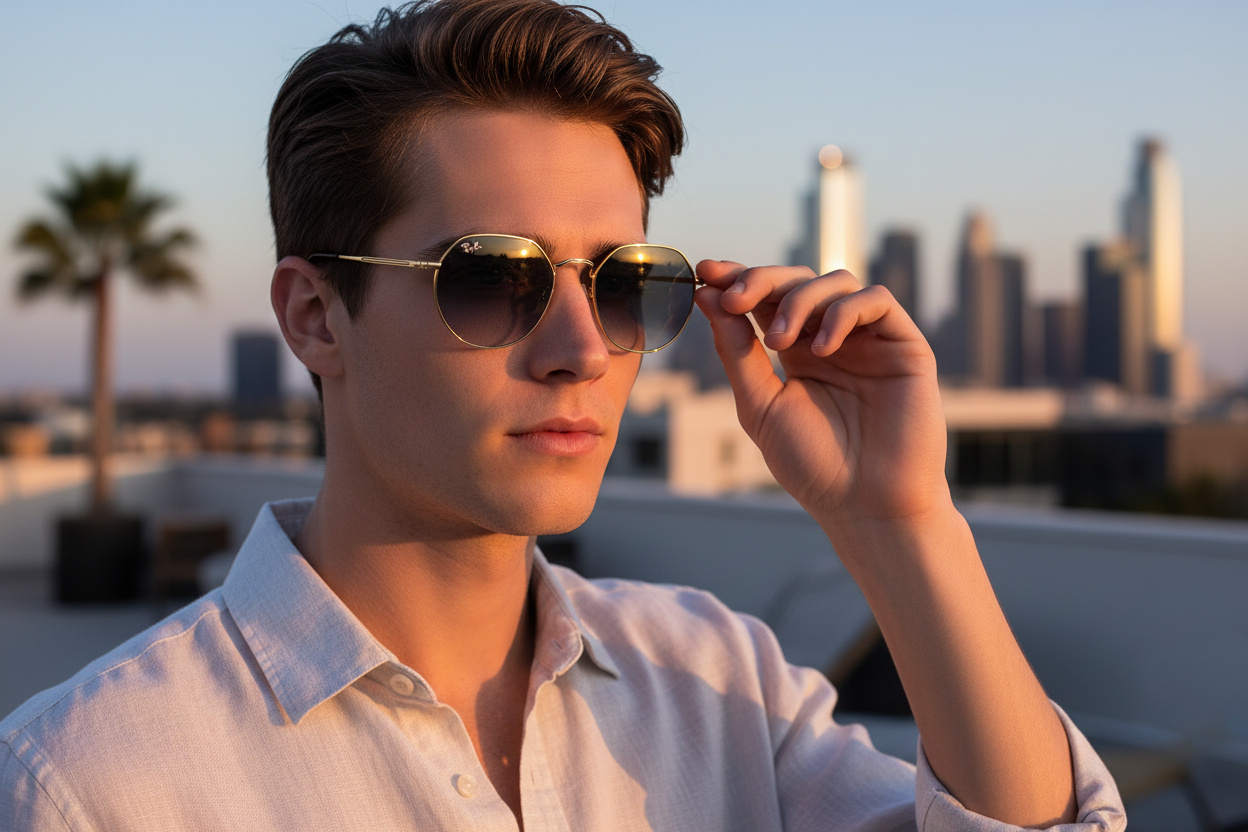 Vista frontale Ray-Ban JACK (RB3565 - 001/86)