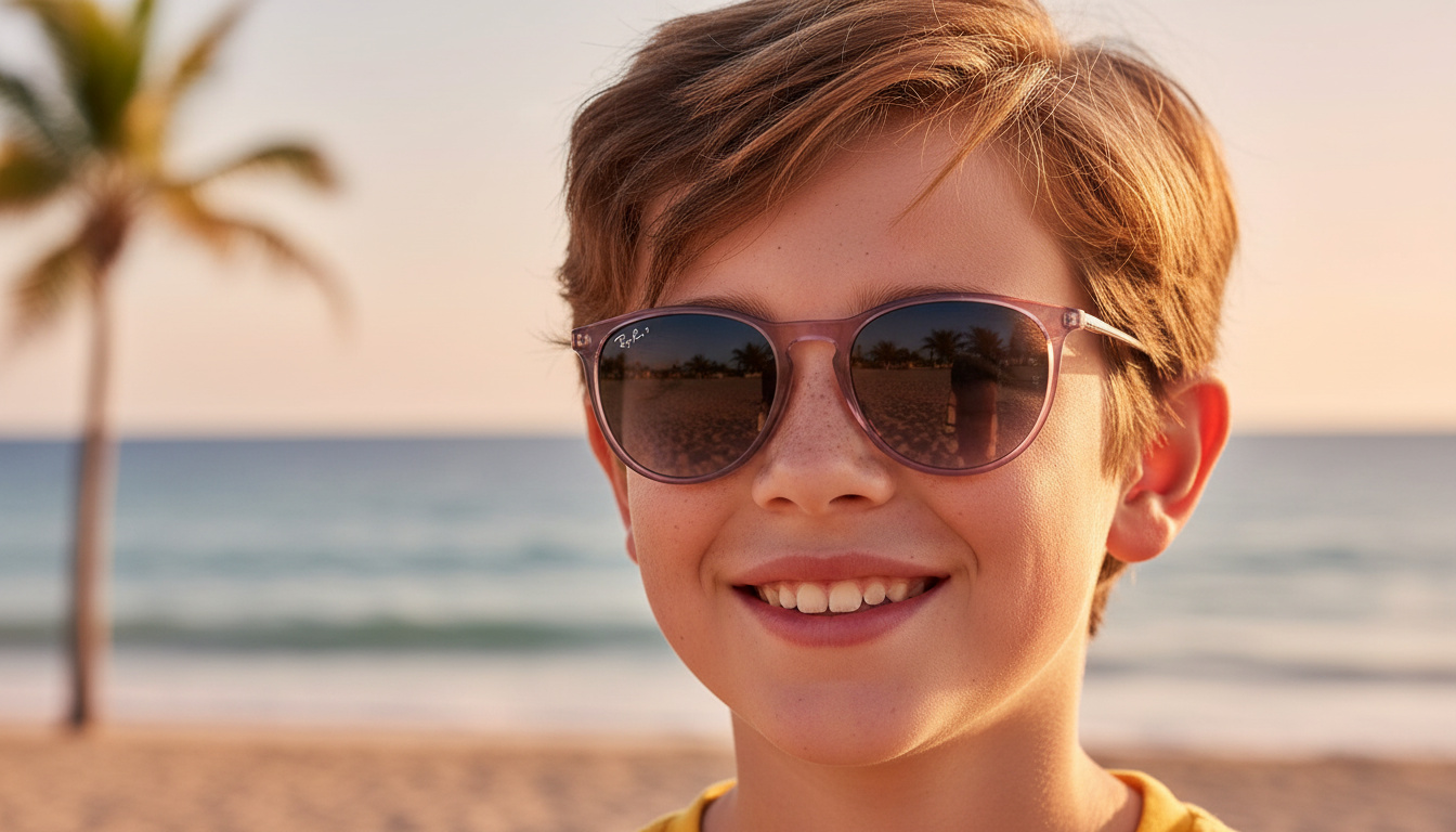 Vista frontale Ray-Ban Kids JUNIOR ERIKA (RJ9060S - 71078G)