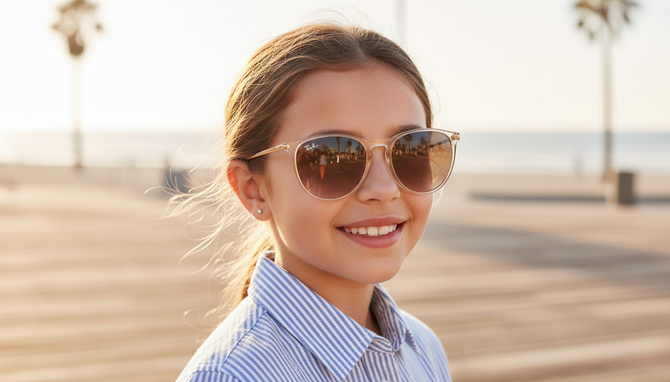 Vista frontale Ray-Ban Kids JUNIOR ERIKA (RJ9060S - 710813)