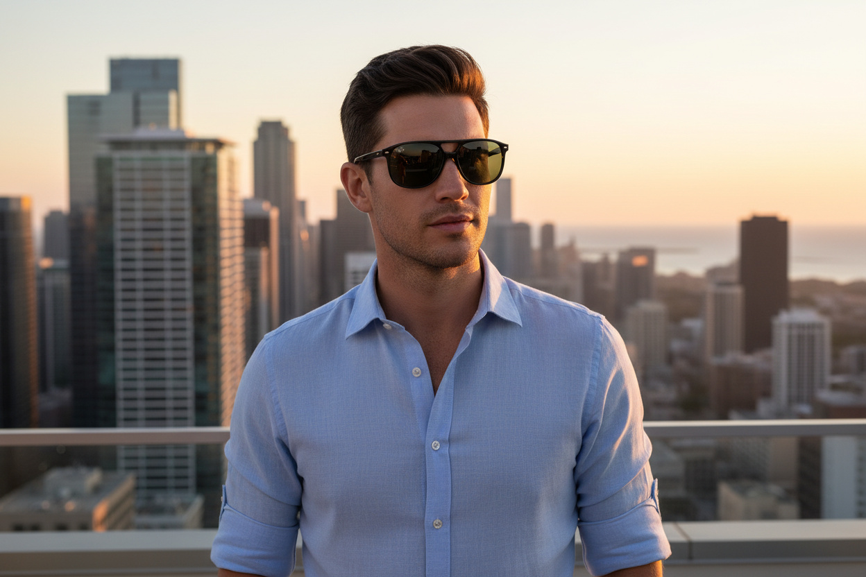 Vista frontale Ray-Ban BILL (RB2198 - 901/31)