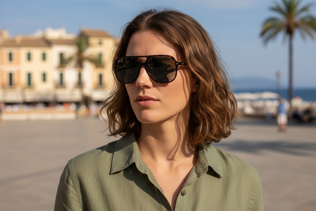 Vista frontale Ray-Ban BILL (RB2198 - 902/R5)
