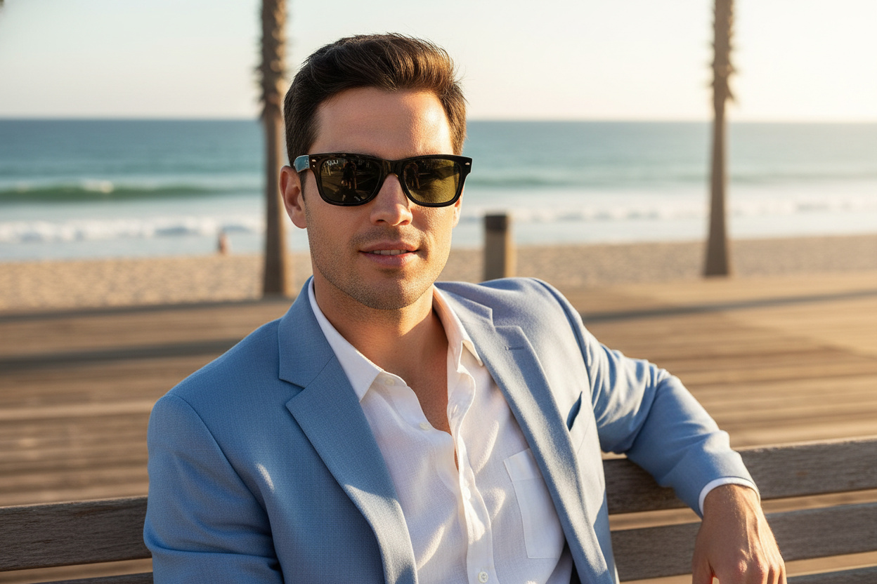 Vista frontale Ray-Ban MR BURBANK (RB2283 - 901/31)