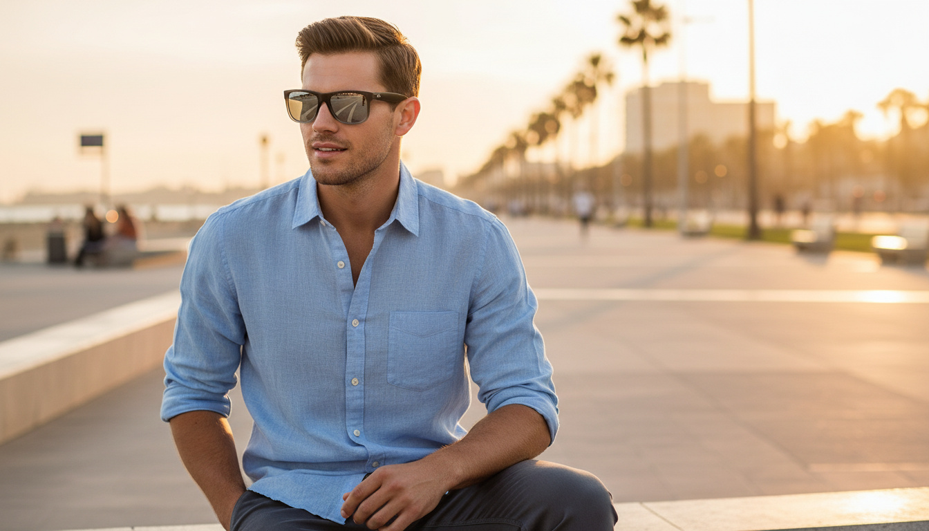Vista frontale Ray-Ban JUSTIN (RB4165 - 852/88)