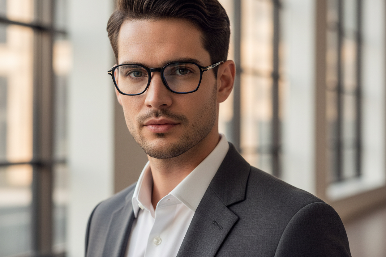 Vista frontale Tom Ford FT5804-B (001)