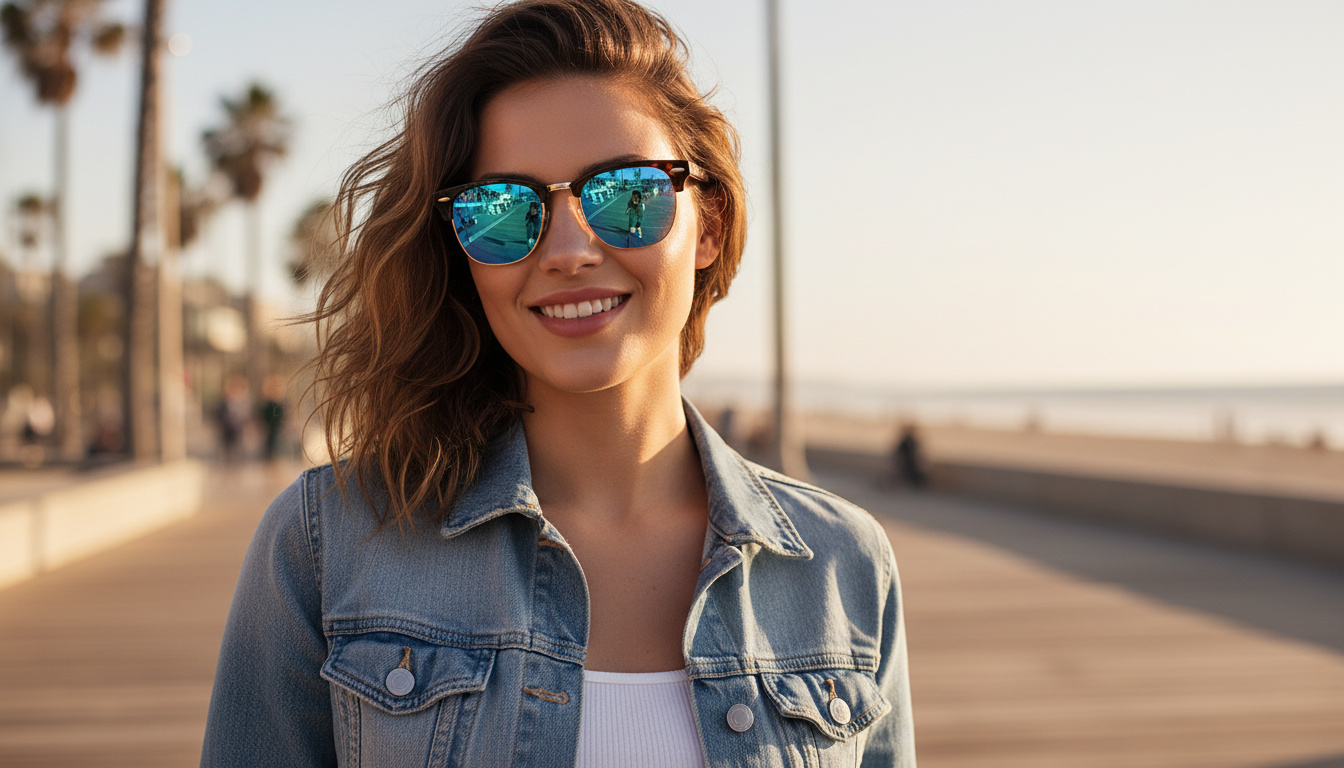 Vista frontale Ray-Ban CLUBMASTER (RB3016 - 114517)