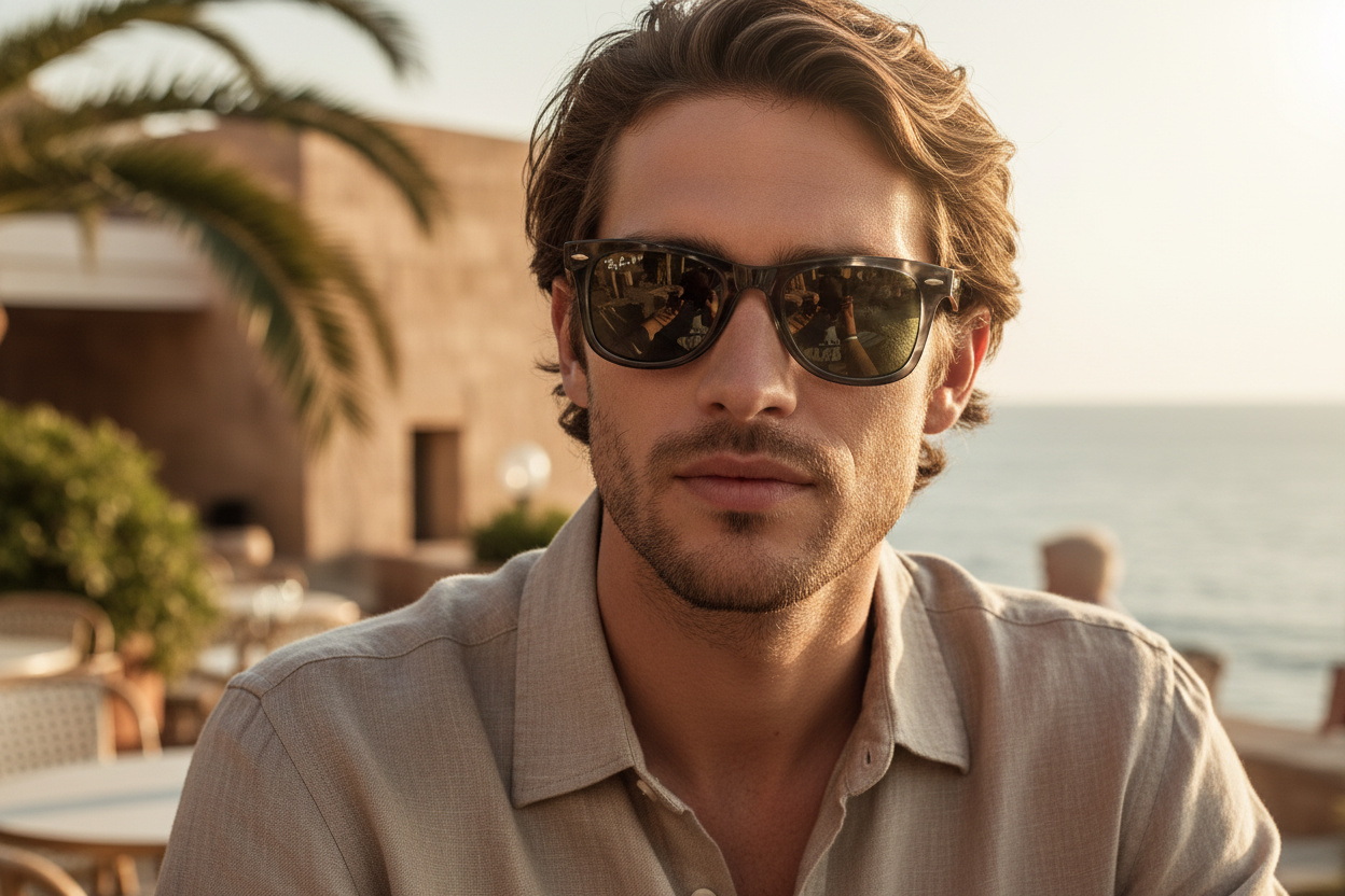 Vista frontale Ray-Ban WAYFARER (RB2140 - 1333G6)